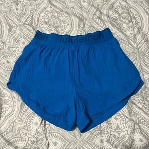 Lululemon logo running shorts